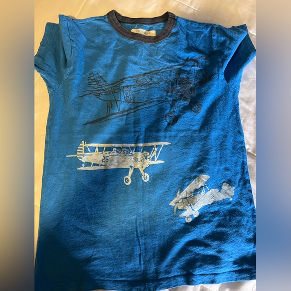 JCrew, Hanna Andersson and Carters Boys Jet, Airplane and Bi Plane cotton tee - Picture 2 of 8